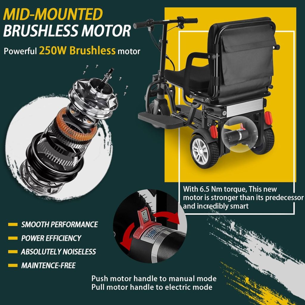 Scooter Mobility Folding Electric Mobility Scooter 3 Wheel Lightweight Portable Power Travel Scooters - Solid Tyre Support 280 lbs Weight Only 55 lbs Long Range(25 Miles) Scooter Mobility Folding Electric Mobility Scooter 3 Wheel Lightweight Portable Power Travel Scooters - Solid Tyre Support 280 lbs Weight Only 55 lbs Long Range(25 Miles)
