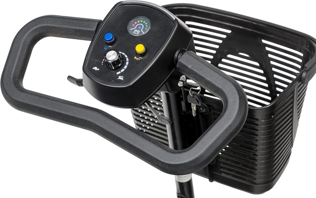 Drive Medical Phoenix LT 4 Wheel Mobility Scooter 350lb Weight Cap New Model, Red/Blue/Grey Drive Medical Phoenix LT 4 Wheel Mobility Scooter 350lb Weight Cap New Model, Red/Blue/Grey