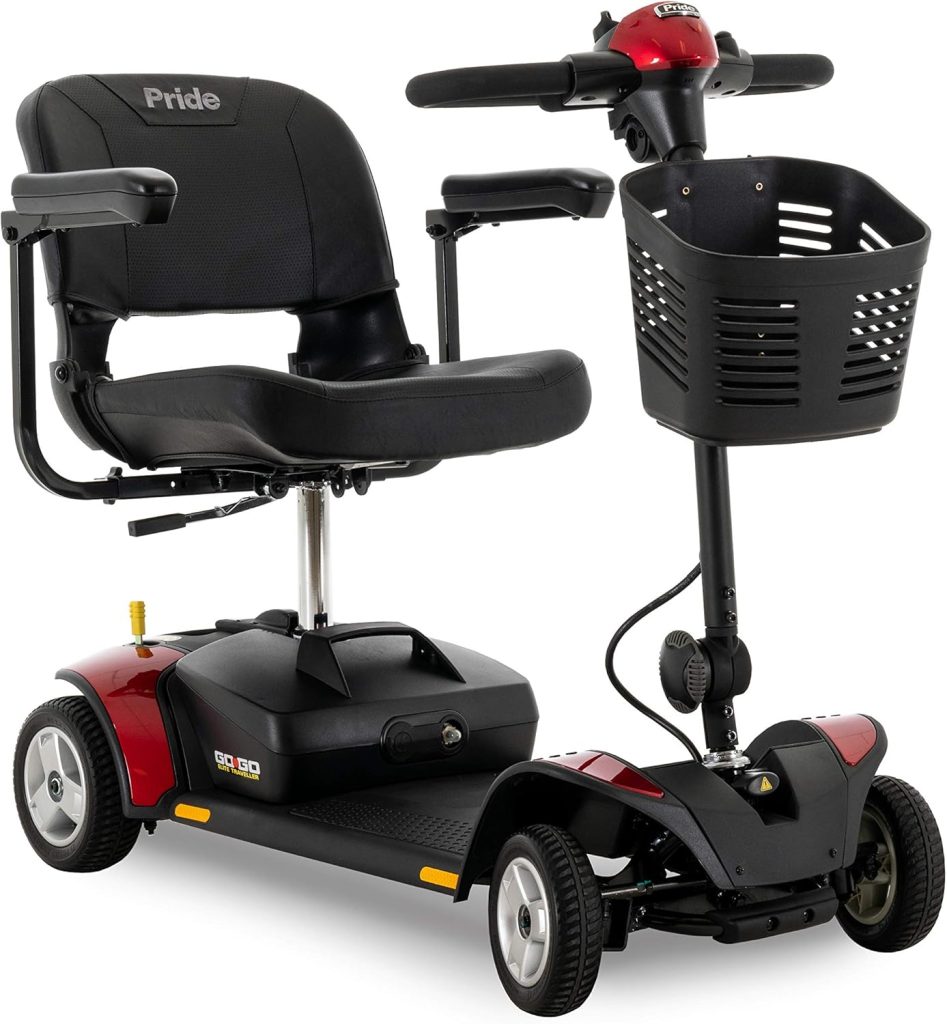 Pride Go-Go Elite Traveller 4-Wheel Mobility Travel Scooter