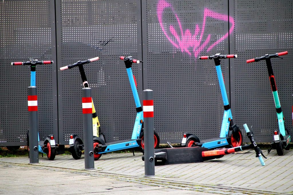 Pride Mobility S74 Go-Go Sport 4-Wheel Electric Mobility Scooter for Adults with Free Challenger Mobility Accessory