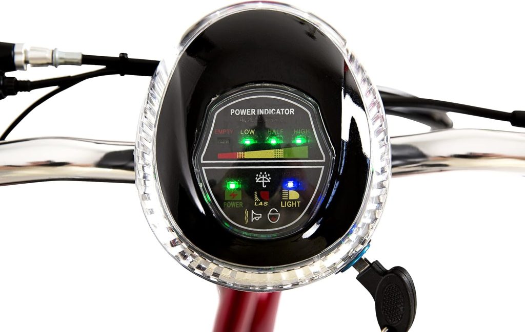 Drive Medical ZOOME3 Recreational Power Mobility Scooter, Red