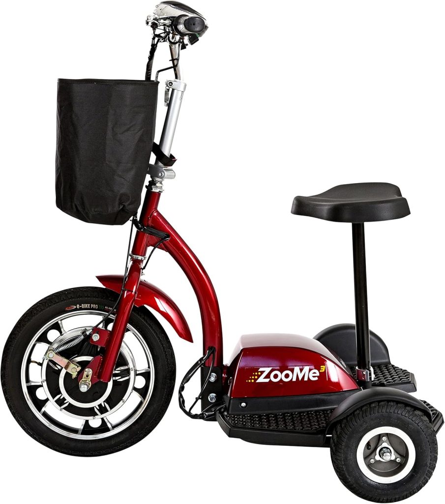 Drive Medical ZOOME3 Recreational Power Mobility Scooter, Red