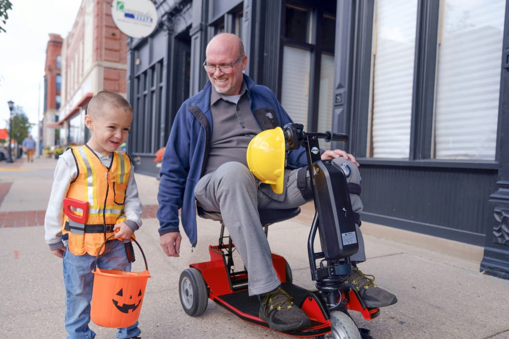 EW-36 Fully Assembled Recreational Electric Mobility Scooter, for Seniors and Adults, Long Range 43 Miles Battery, High Performance (Red)